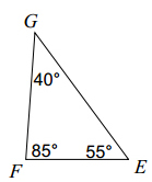 Inequalities in one triangle Worksheets