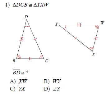 Triangles and Congruence Worksheets